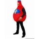 Mascotte orangina rouge