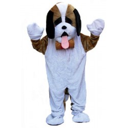 Mascotte de Chien St Bernard