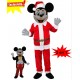 Mascotte père noel mickey disney