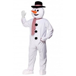 Mascotte de bonhomme de neige