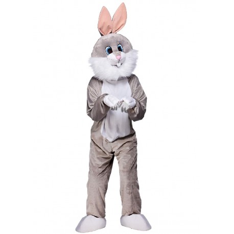 mascotte de lapin Gris