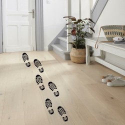 Empreintes pieds Père Noël