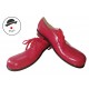 CHAUSSURES ROUGE EN CUIR POUR CLOWN PROFESSIONNEL