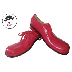 CHAUSSURES ROUGE EN CUIR POUR CLOWN PROFESSIONNEL