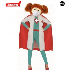Mascotte super Docteur pour hopital d'enfants