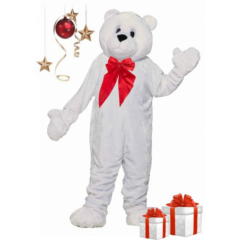 Ours Blanc Ours Polaire Mascotte Costume Adulte Personnage De Dessin Animé  Tenue Costume Professionnel Scène Magique Entreprise Propagande Zz4873 Du  171,47 €