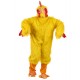 MASCOTTE POULET JAUNE