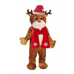 Mascotte de Renne Noël Luxe