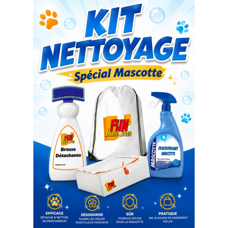 KIT NETTOYAGE " Spécial mascotte "