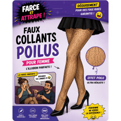 Collant avec poils