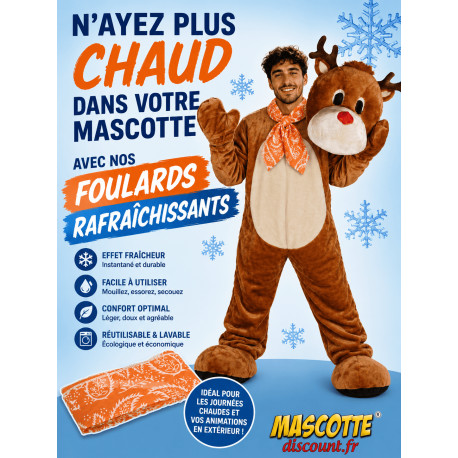 Echarpe rafraichissante pour Mascotte