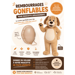 Ventre de rembourage gonflable mascotte