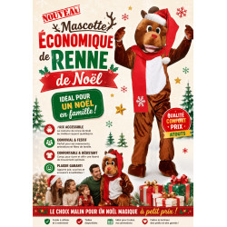 Mascotte Renne de Noël