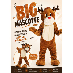 Mascotte de Renne LUXE