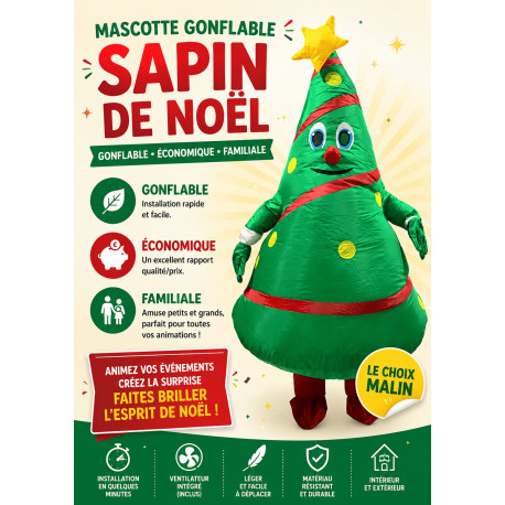 MASCOTTE DE SAPIN DE NOËL