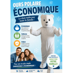 Mascotte Ours Polaire