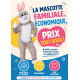 mascotte de lapin Gris