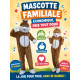 Mascotte de lapin marron