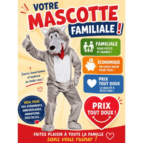mascotte de loup