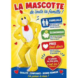 mascotte de poule