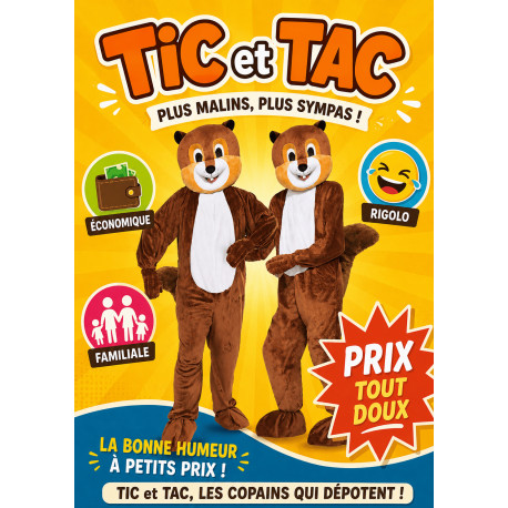 mascotte TIC et Tac