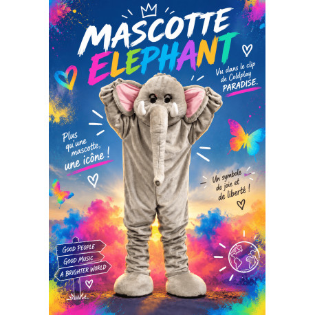 Mascotte d'Eléphant
