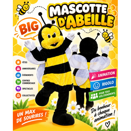 Mascotte d'Abeille maya l'abeille