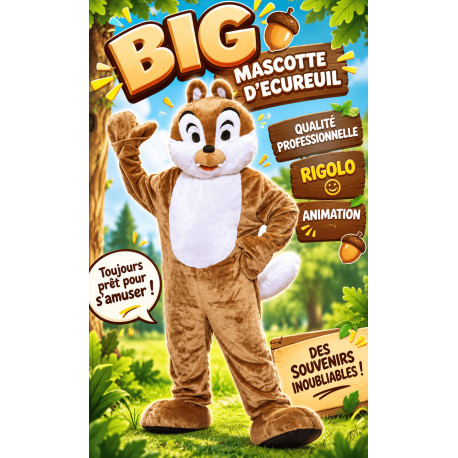 Mascotte Ecureuil