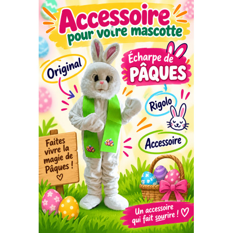ECHARPE POUR MASCOTTE DE PAQUES