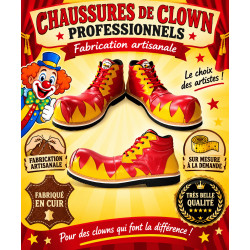 CHAUSSURES EN CUIR POUR CLOWN PROFESSIONNEL
