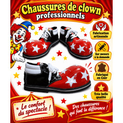 CHAUSSURES EN CUIR POUR CLOWN PROFESSIONNEL