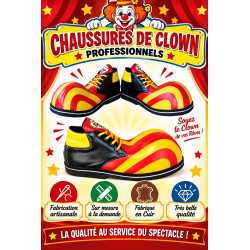 CHAUSSURES EN CUIR POUR CLOWN PROFESSIONNEL