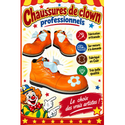 CHAUSSURES EN CUIR POUR CLOWN PROFESSIONNEL
