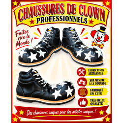 CHAUSSURES EN CUIR POUR CLOWN PROFESSIONNEL