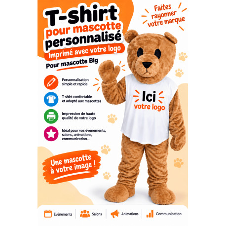 t.shirt pour mascotte