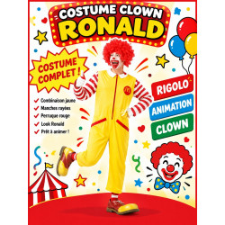 costume clown MAC DO