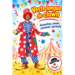 VESTE LONGUE DE CLOWN