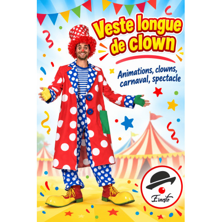 VESTE LONGUE DE CLOWN