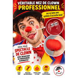 Véritable Nez de Clown Professionnel