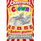 Basket chaussure de clown géante argent