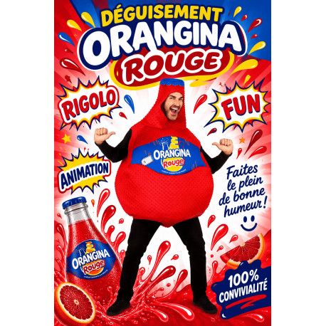 Mascotte orangina rouge