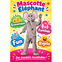 Mascotte d'éléphant