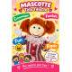 Tête de mascotte petite fille