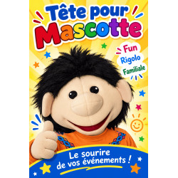 Tête de mascotte Garçon