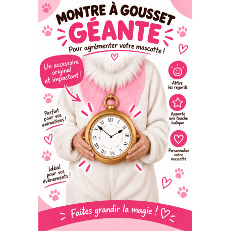 Montre a gousset géante