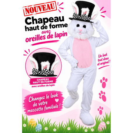 Chapeau haut de forme mascotte