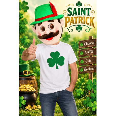 Déguisement tête de mascotte de bavarois