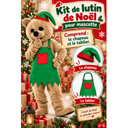 KIT LUTIN NOËL POUR MASCOTTE