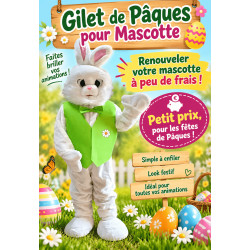 GILET POUR MASCOTTE DE PAQUES