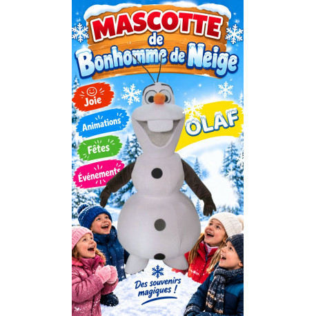 Mascotte Reine de neiges OLAF